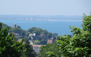 Vue sur la mer depuis le Cimetière de Beuzeval