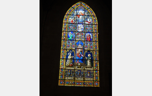 Vitrai de l'Eglise Saint Sulpice de Fougères