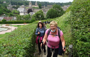 Labyrinthe dans le parc botanique de Haut de Bretagne à Fougères