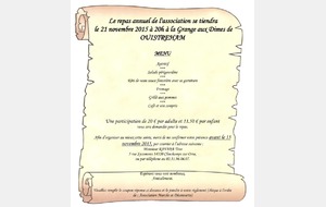 Repas de l'association