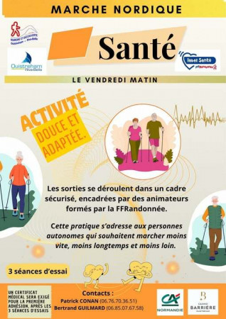 Marche nordique santé