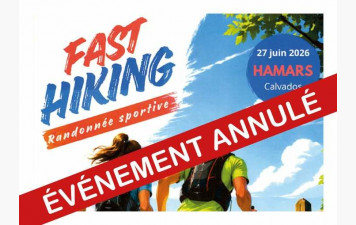 ANNULATION DU  FAST -HIKING